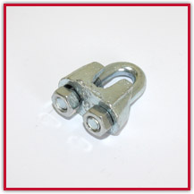 Serre-cables à étrier, galvanisés