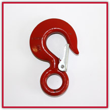 Crochets à oeil avec linguet de sécurité