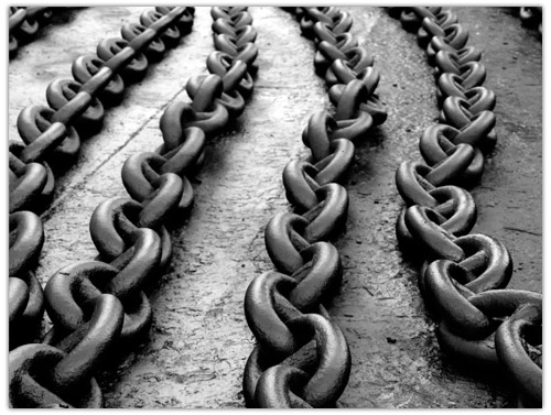 Historique des chaîneries de chênecières